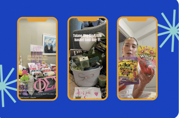 Big little baskets graphic.